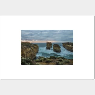 The Island Archway in the Loch Ard Gorge region, Port Campbell National Park, Victoria, Australia. Posters and Art